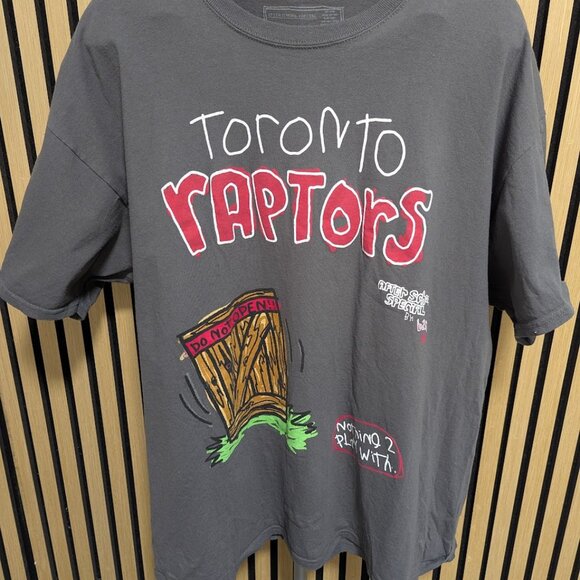 After School Special Toronto Raptors Graphic Tee - XL Oversized - Picture 1 of 4